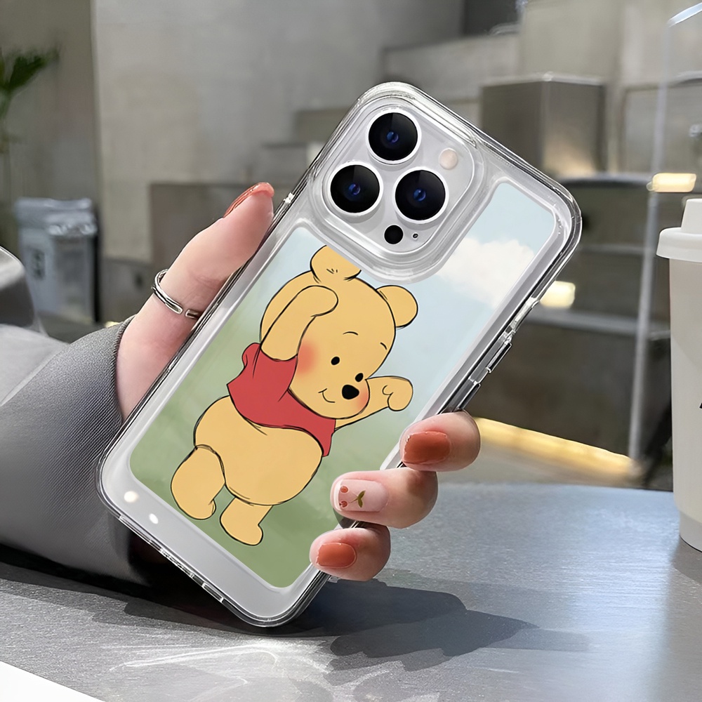 Ốp Điện Thoại Hình Winnie the Pooh Cho iphone 14ProMax 14Plus 13 11 12 7Plus X XR XS Max