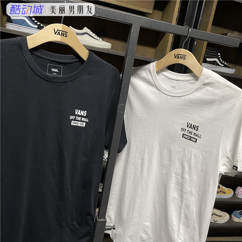 Vans Áo Thun Thể Thao Ngắn Tay Thoáng Khí In LOGO VN0A3ZOCBLK / Cy