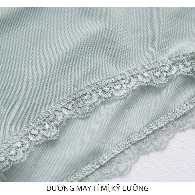 Quần lót nữ thun lạnh viền ren đính nơ 359