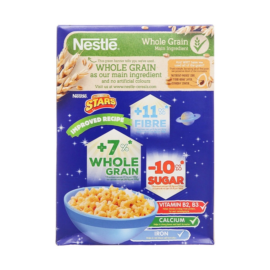 Bánh ngũ cốc ăn sáng Nestlé Honey Stars hộp 150g và 300g