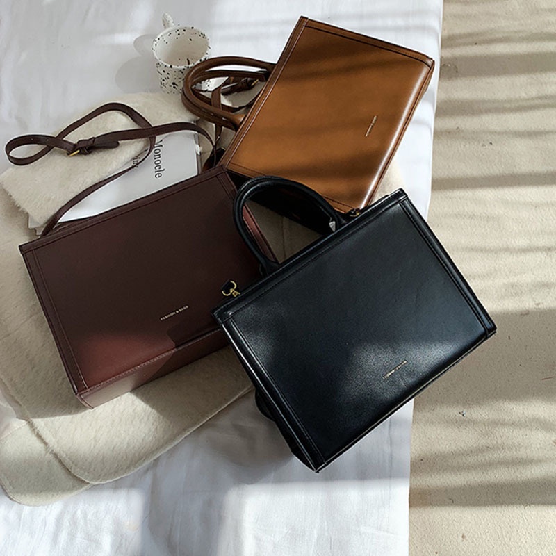 Túi đeo chéo IELGY ba chiều sức chứa lớn đơn giản dành cho nữ