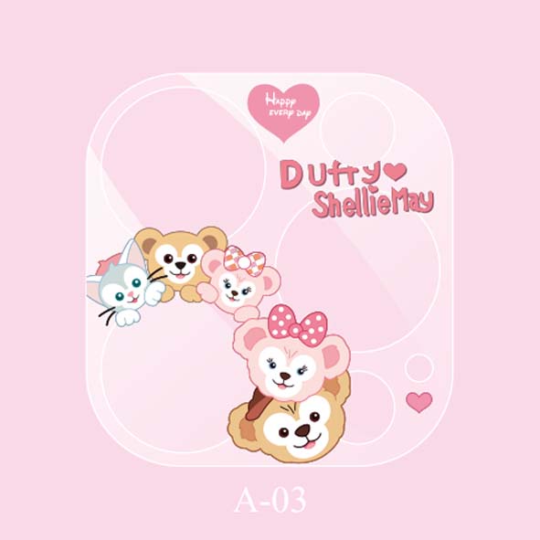 Miếng Dán Cường Lực Bảo Vệ Camera Họa Tiết Hoạt Hình Cho iPhone 14 / 14 Pro / 14 Pro Max / 14 Plus / 14