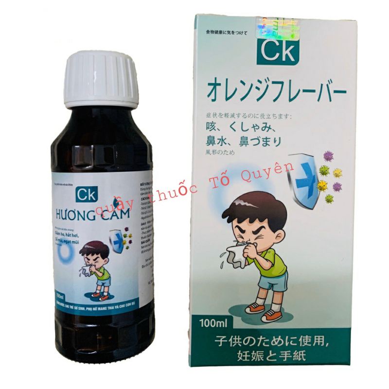 Siro HO CẢM HƯƠNG CAM sổ mũi, hắt hơi, cảm cúm