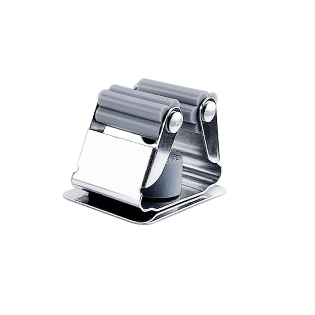 Set 3 Kẹp Cố Định Cần Câu Cá Bằng Thép Không Gỉ Gắn Tường Chống Trượt Cho Nhà Bếp / Văn Phòng