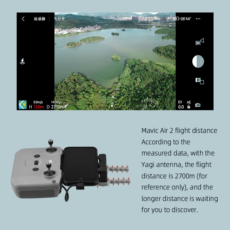Ăng Ten Khuếch Đại Tín Hiệu 5.8GHz Cho DJI Mavic 3 / Air 2 / 2S / MINI 2 / MINI 3