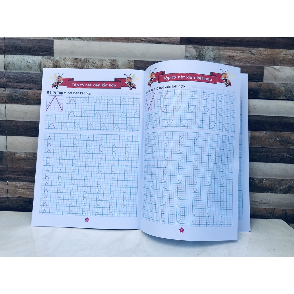 Tập tô nét cơ bản cho bé