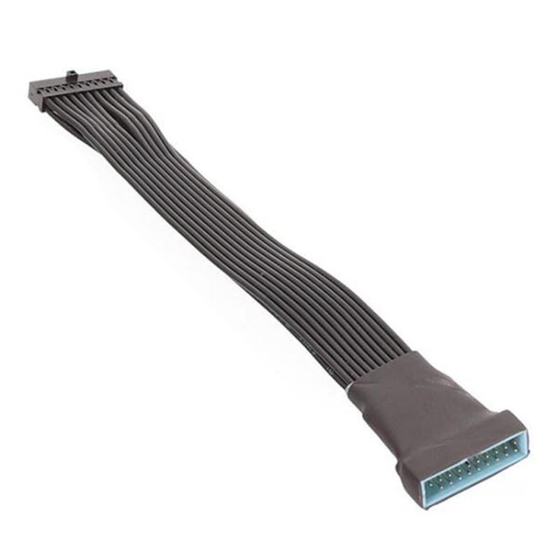 2 cái Nhỏ Mini USB 3.0 19 '20Pin Cáp chuyển đổi đầu nối mở rộng bên trong Cáp mở rộng USB 20Pin cho bo mạch chủ 15Cm