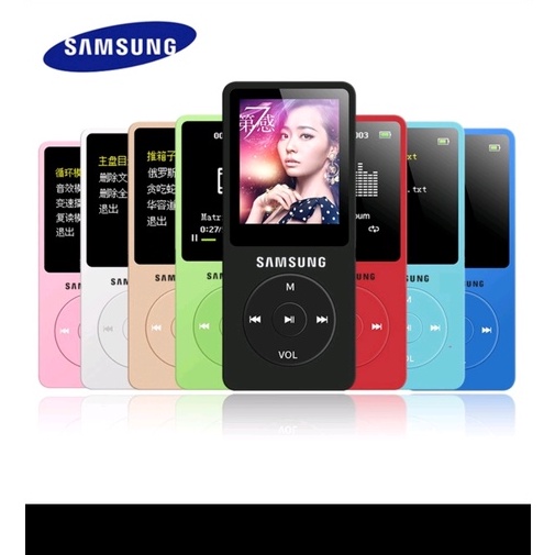 Máy Nghe Nhạc MP3 MP4 Sam sung Walkman Màn Hình LCD Hỗ Trợ Thẻ Nhớ