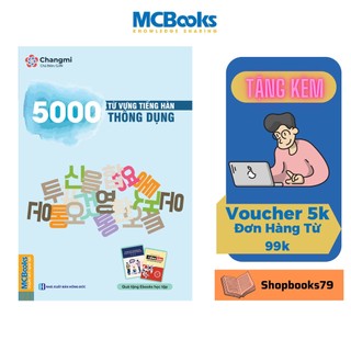 Sách - 5000 từ vựng tiếng hàn thông dụng