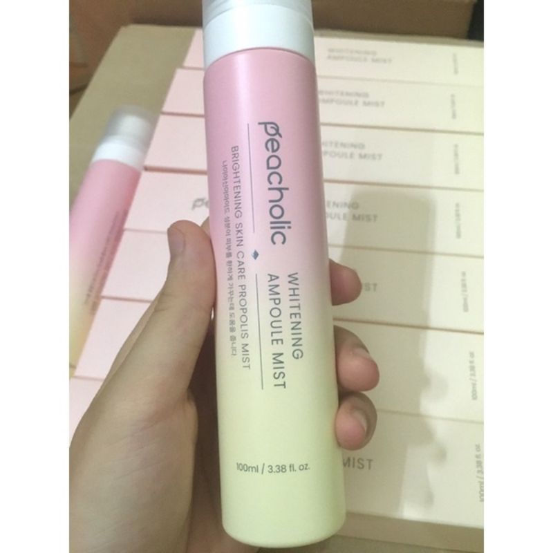 XỊT KHOÁNG TRẮNG DA CĂNG BÓNG PEACHOLIC