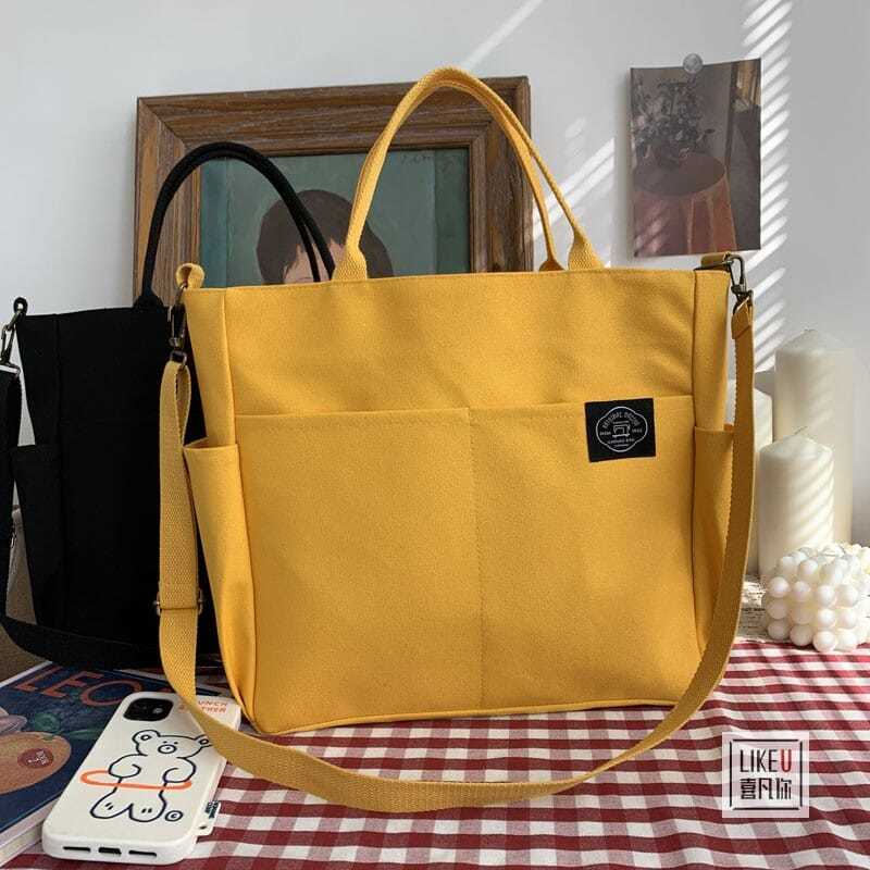 Túi Xách Đeo Vai Kích Cỡ Lớn Phong Cách Thời Trang Hàn Quốc Dành Cho Nam Và Nữ