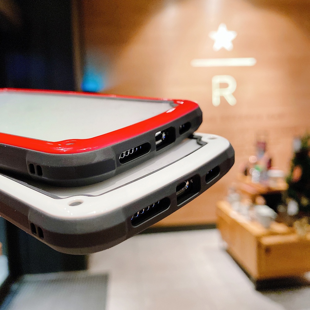 Ốp Điện Thoại Armor Trong Suốt Có Túi Khí Chống Sốc Màu Kẹo Cho iPhone 11 X XS XR 8 7 se 2020 2022 Pro Plus Max