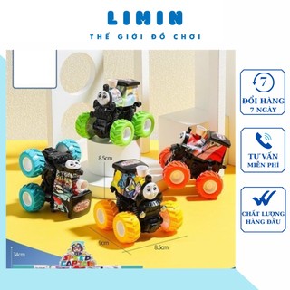 Xe tàu hỏa chạy bánh đà màu sắc dễ thương cho bé