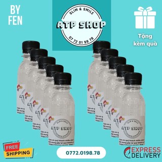 Bình nước nhựa trong 100ml có vạch chia