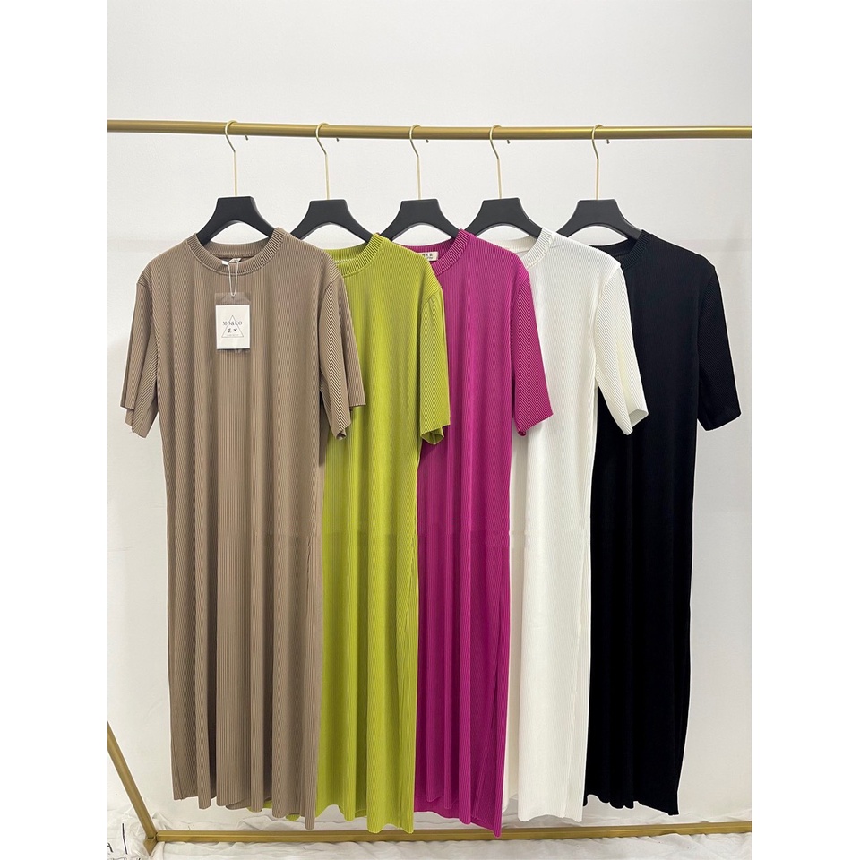 VÁY THUN TĂM DÁNG XUÔNG VÁY CO GIÃN NHIỀU MÀU ĐẦM MAXI ĐI BIỂN ĐẦM FROM RỘNG