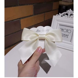 Kẹp nơ lụa có đuôi xinh