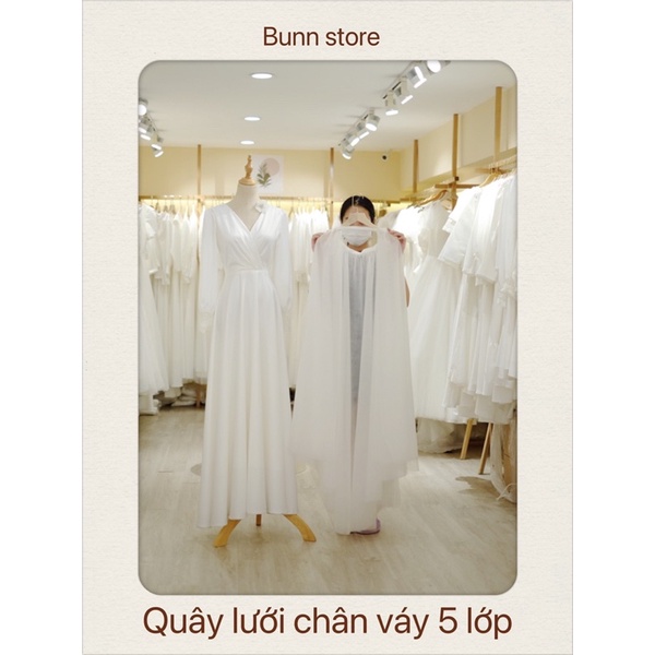 👗 Quây Lưới Mặc Kèm Váy Cưới ( Hướng Dẫn Sử Dụng Trong Ảnh )