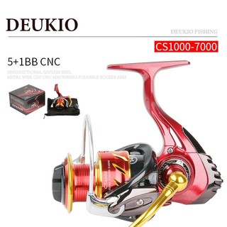  Máy Câu Cá Kim Loại Deukio CS Máy Câu Đứng 1000 Đến 7000 Chuyên Câu Lure 