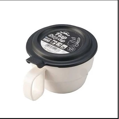 Cốc súp có nắp Inomata 300ml - Màu trắng