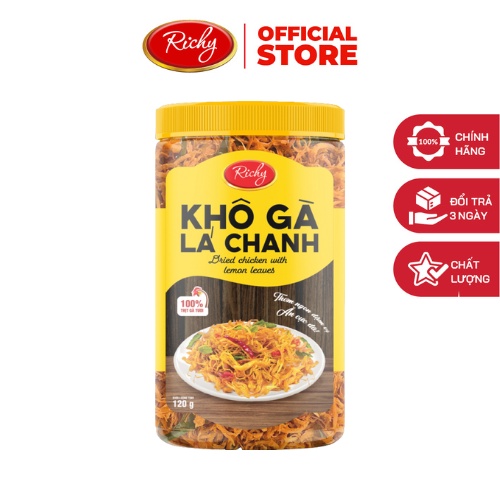 Khô Gà Lá Chanh Richy lọ 120gr