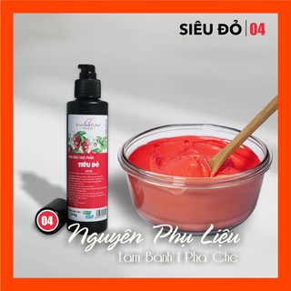 210gr - màu nước thực phẩm làm bánh unicorn color - màu siêu đỏ