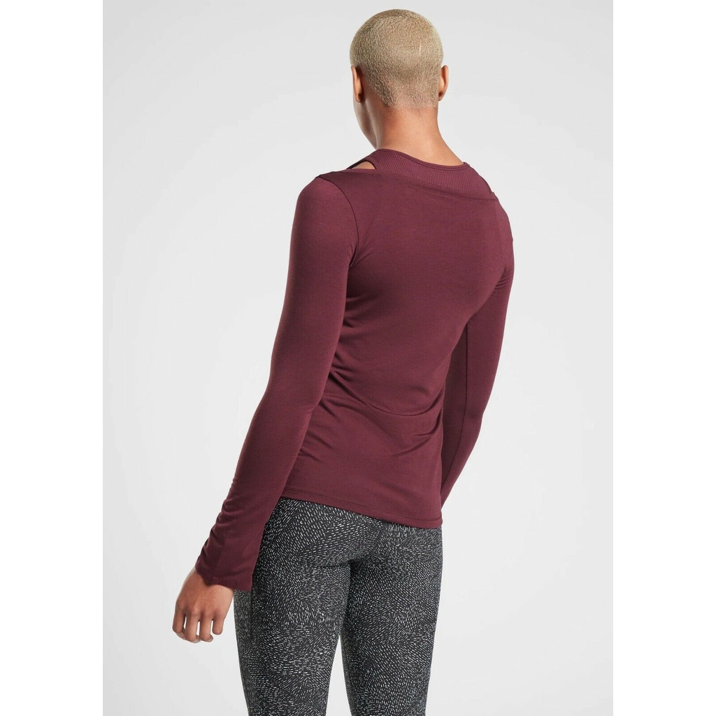 Áo thun tay dài Athleta phối tank