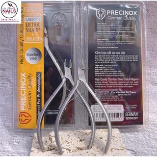 Kềm da Inox Precinox-G503-1 lưỡi gà-16 chuyên dụng cho nail