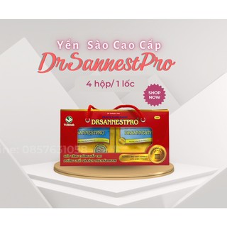 4 hộp yến sào cao cấp drsannestpro