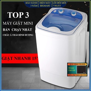 Máy giặt mini bán tự động, máy giặt 7kg tiện lợi, dành cho cá nhân, gia đình