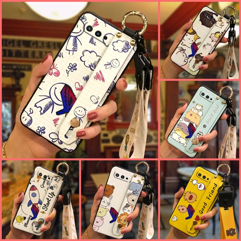 Anti-dust TPU Phone Case For Asus ROG Phone5/5S/5Pro/5UltimateZS673KSPhone Holder Fashion Design Shockproof Cute Waterproof Soft Cover