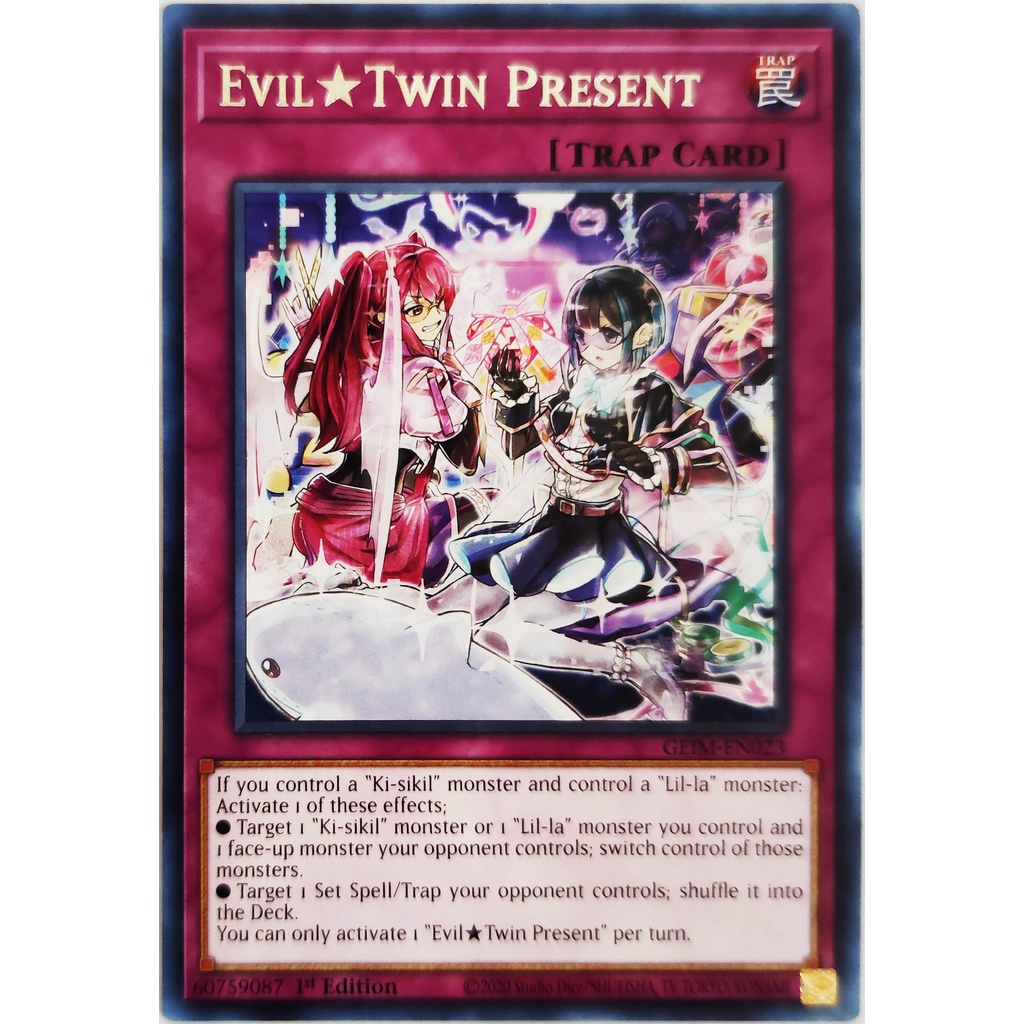 [Thẻ Yugioh] Evil★Twin Present |EN| Rare