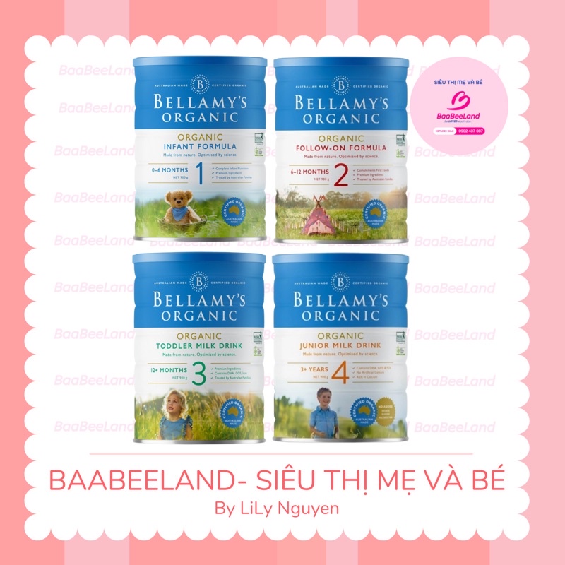 SỮA BỘT BELLAMY’S ORGANIC - Baabeeland