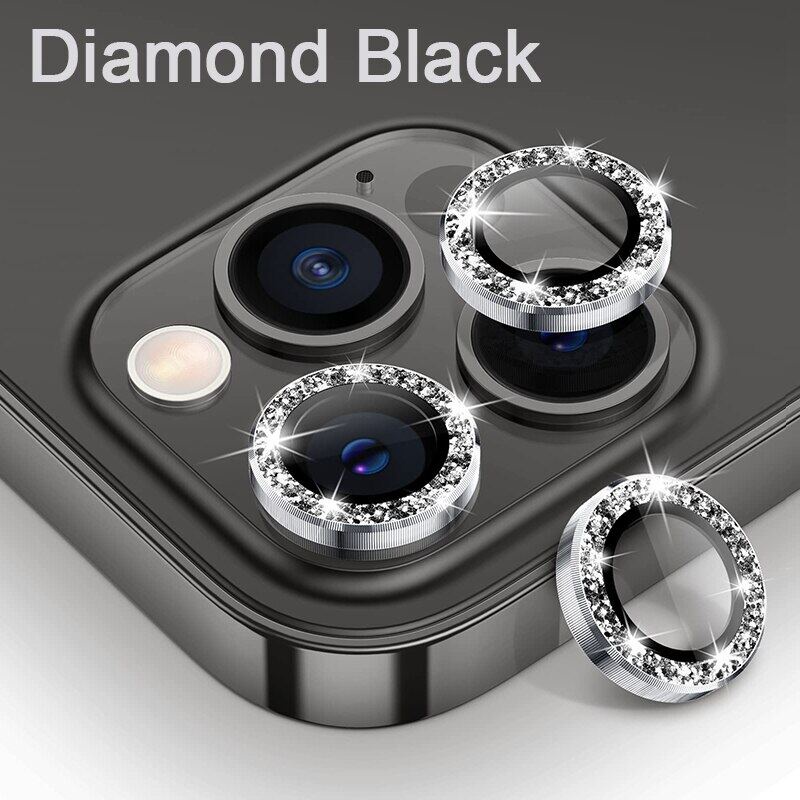 Ốp Điện Thoại Đính Kim Cương Lấp Lánh Bảo Vệ Ống Kính Máy Ảnh Cho iPhone 14 Pro Max 14 plus 14 Pro 14 13 Pro Max
