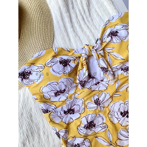 Bikini đồ bơi 1 mảnh họa tiết mùa hè cúp đệm k dây cực sexy hàng Z.A.F.U.L chính hãng