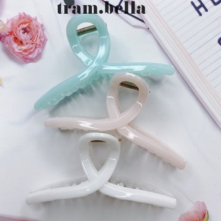 Kẹp tóc càng cua kiểu màu pastel