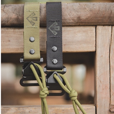 Thắt Lưng Khóa Cài Tự Động Màu Xanh Lá Quân Đội Mỹ Thời Trang Dành Cho Nam