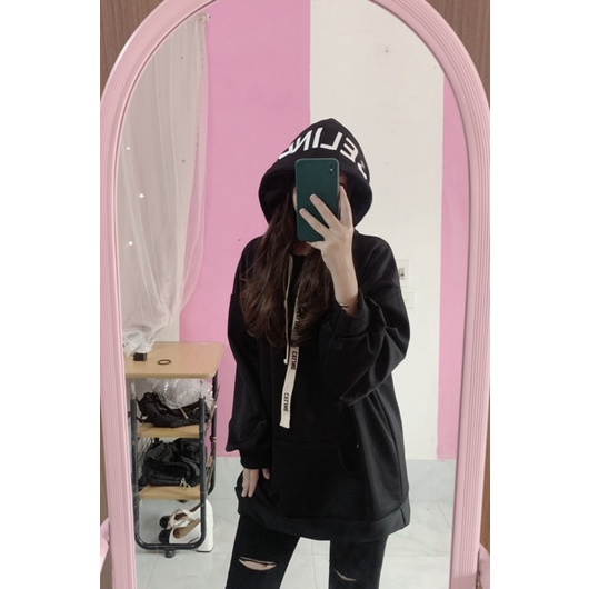 Hooodie  chữ to CENLINE , dây chữ