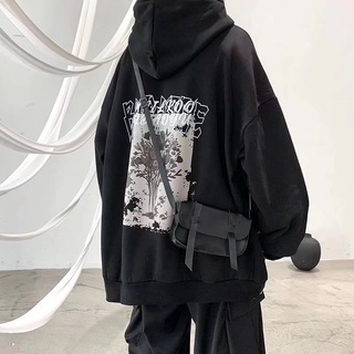 Áo Sweater Dáng Rộng Tay Dài In Hình Bó Hoa Cổ Điển Thời Trang Mùa Thu Cho Nam Và Nữ