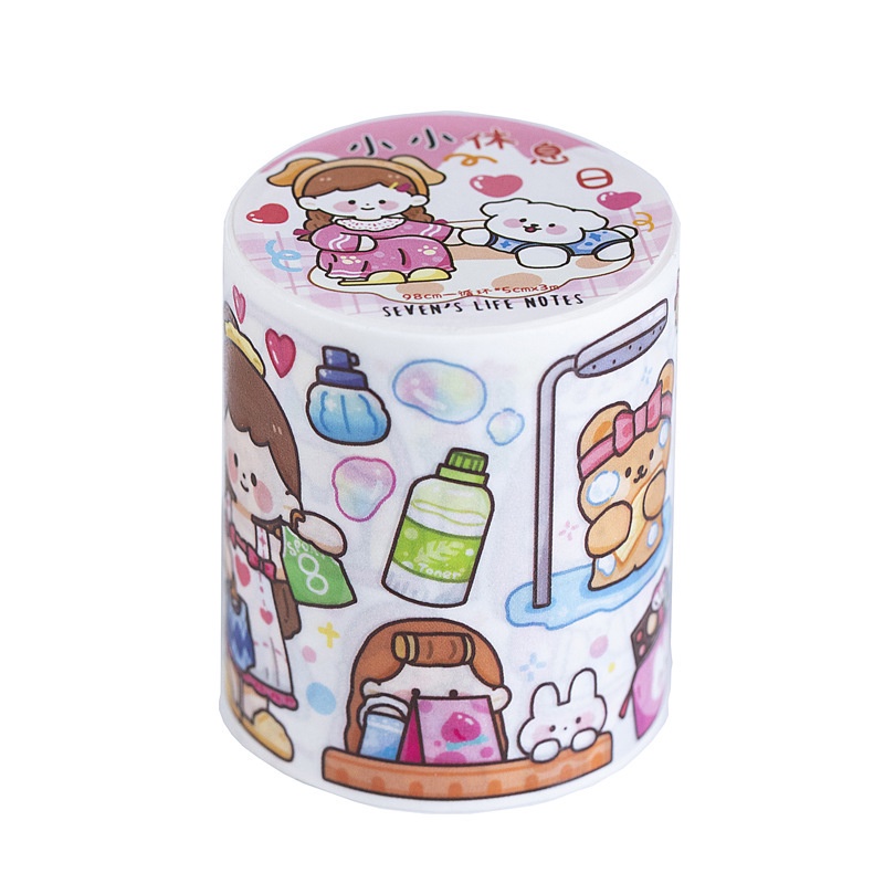 Cuộn Băng Keo Giấy Thấm Dầu Và Dễ Thương 4 Kiểu