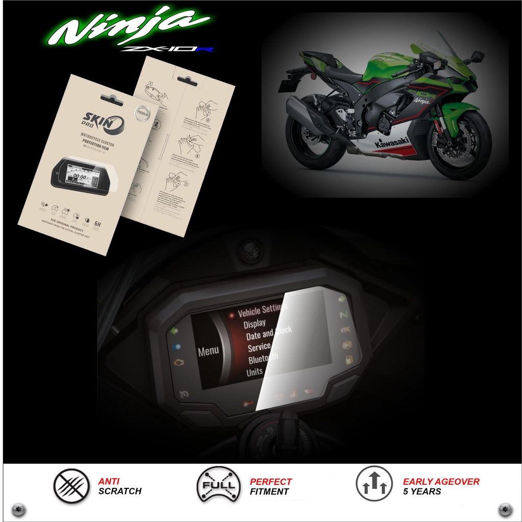 Miếng dán PPF bảo vệ mặt đồng hồ xe KAWASAKI ZX10R ZX10RR 2021 đến 2024 - KAWASAKI ZX10R ZX10RR