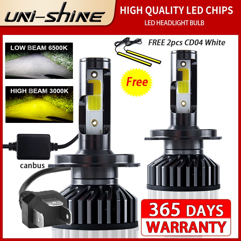 1 cặp đèn pha LED 12000LM H4 H7 H11 H27 9005 HB3 9006 HB4 H1 6000K 3500K 110W chất lượng cao cho xe hơi