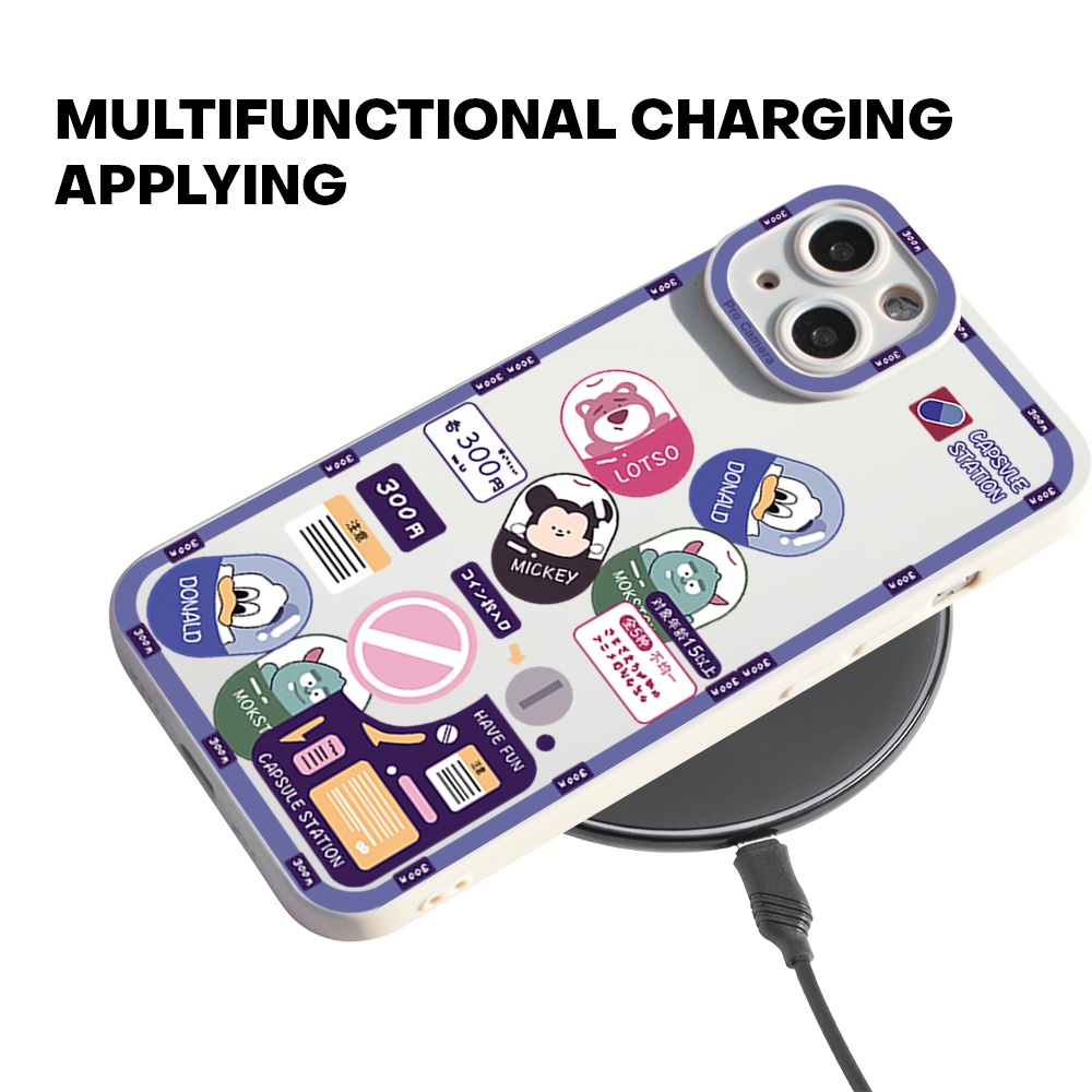 Samsung Galaxy M11 M12 M22 M31 M62 F62 M30S M21 M51 M02 Cho Ốp lưng điện thoại In Hình Cartoon Mickey Gashapon Machine