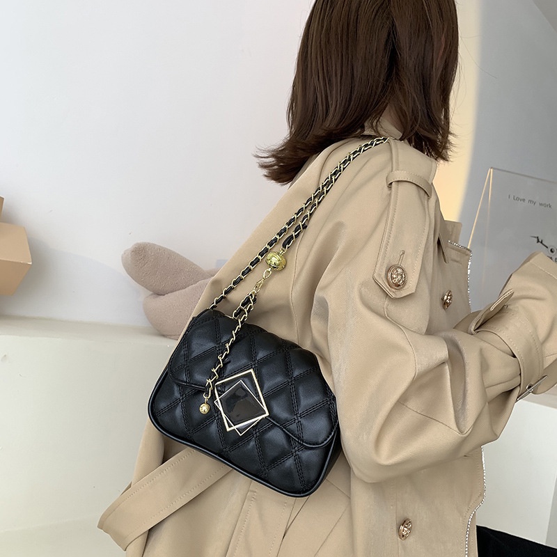 IELGY Túi Đeo Chéo Đính Kim Cương Giả Kiểu Cổ Điển Thời Trang Cho Nữ