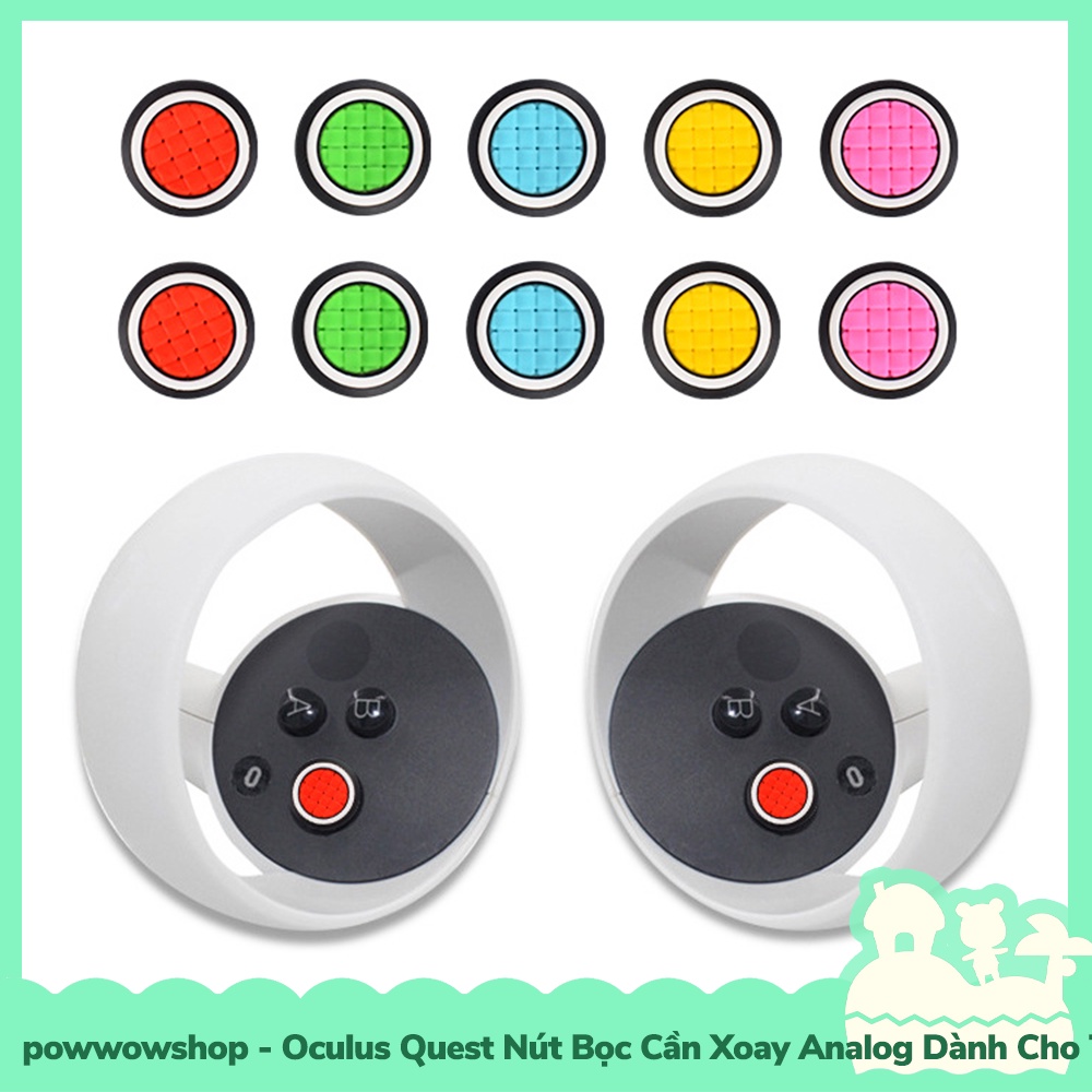 [Sẵn VN - Hỏa Tốc] Oculus Quest Nút Bọc Cần Xoay Analog Dành Cho Tay Cầm Máy Game VR Oculus Quest I / II Đơn Sắc