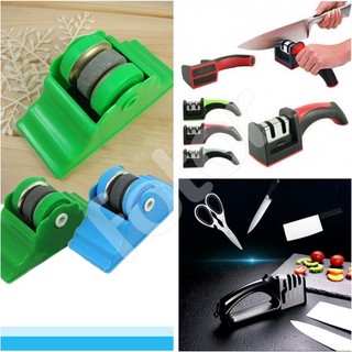 Dụng cụ mài dao sr 2250 - 2 mặt đá - 4 khe có tay cầm - mini gấu