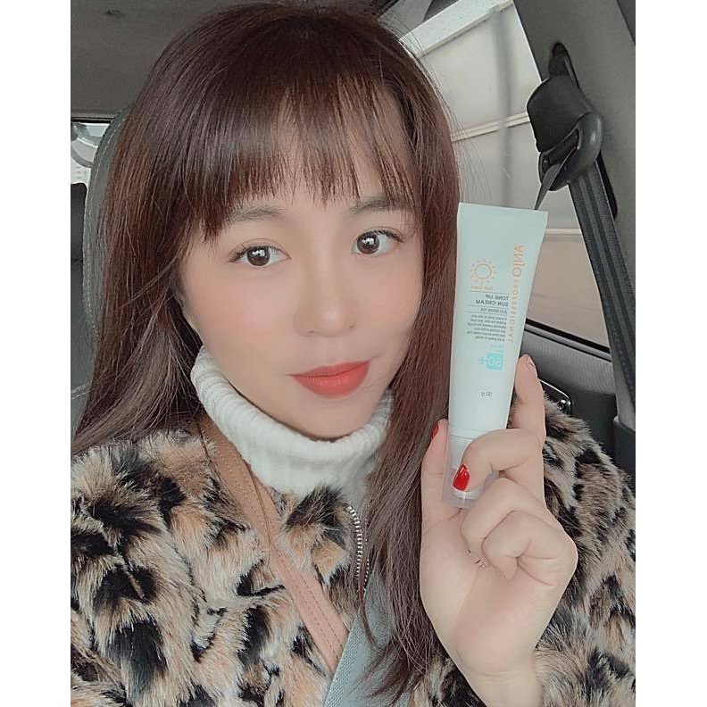 Kem Chống Nắng nâng tone kiềm dầu ANJO PA+++ SPF50+ Từ trà xanh 50gr KCN Tone Up