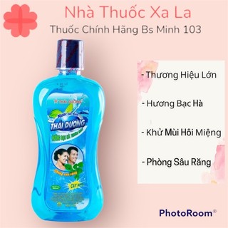 Nước Súc Miệng Thái Dương Hương Bạc Hà Vệ Sinh Răng Miệng (500ml)