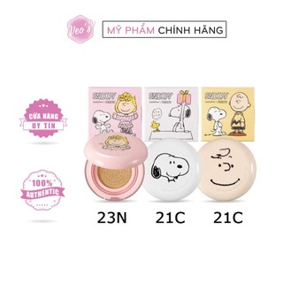 Phấn Nước Kiềm Dầu Innisfree x Peanuts Snoopy No-sebum Powder Cushion SPF35+++