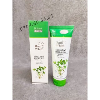 Gel tẩy tế bào chết hani white 120ml haniwhite