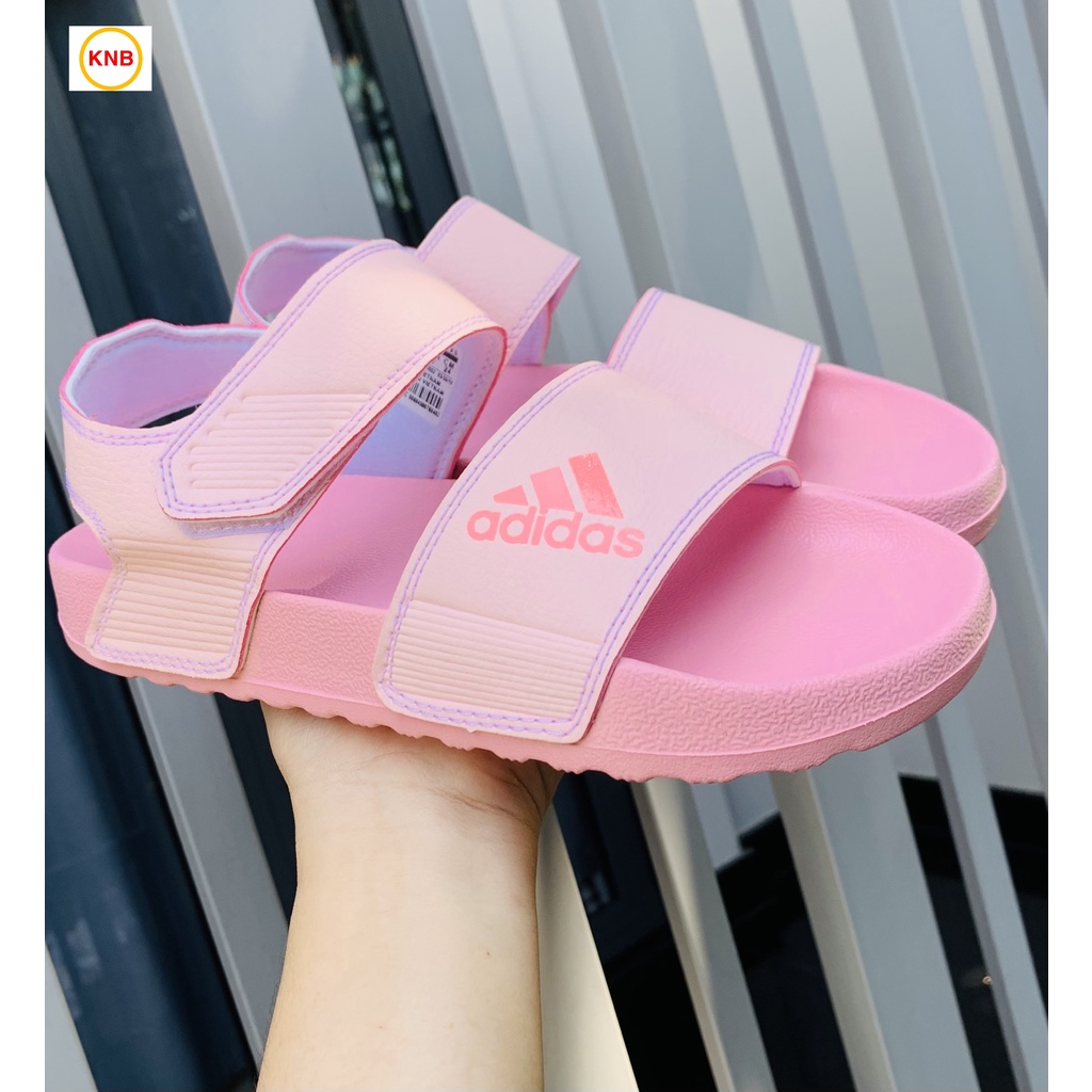 Giày Sandal -FREESHIP- Dép Sandal nam nữ , Quai hậu bền đẹp đế bằng siêu nhẹ, DAS hồng